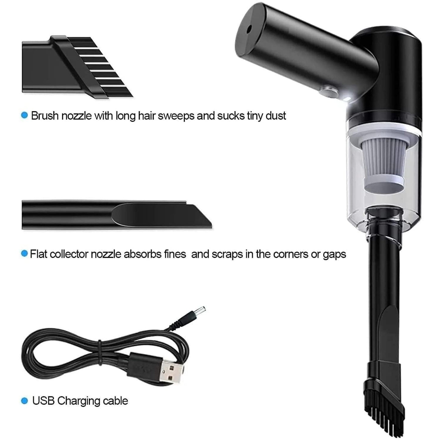 Portable Handheld Wireless Vacuum Cleaner(2 in 1 Vacuum Cleaner)