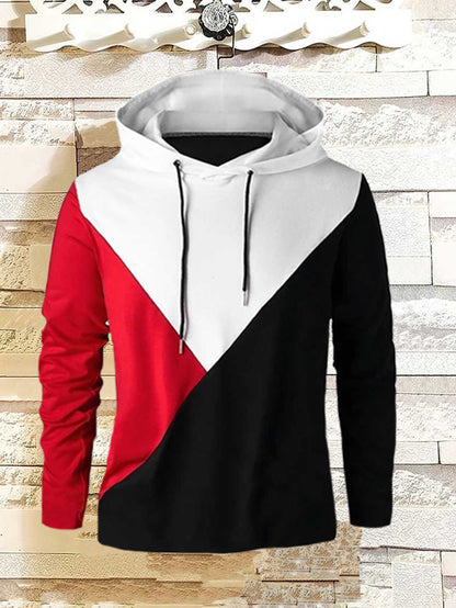 Mens Casual Cotton Color Block Hoodies(BUY 1 GET 1 FREE)